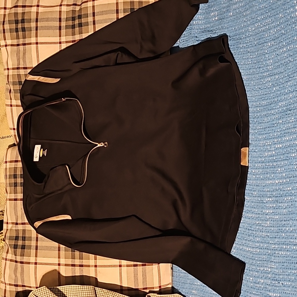 Greg Normon Half-Zip Mock Golf Pullover Large